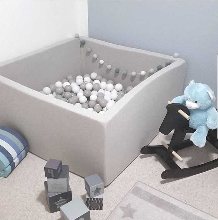 Soft Foam Play Balls for Kids - 50-Piece Square Non-Toxic Pool Ball Pit Set - Safe Indoor/Outdoor Toddler Playtime, Sensory Toys for Autism, Birthday Party Decorations