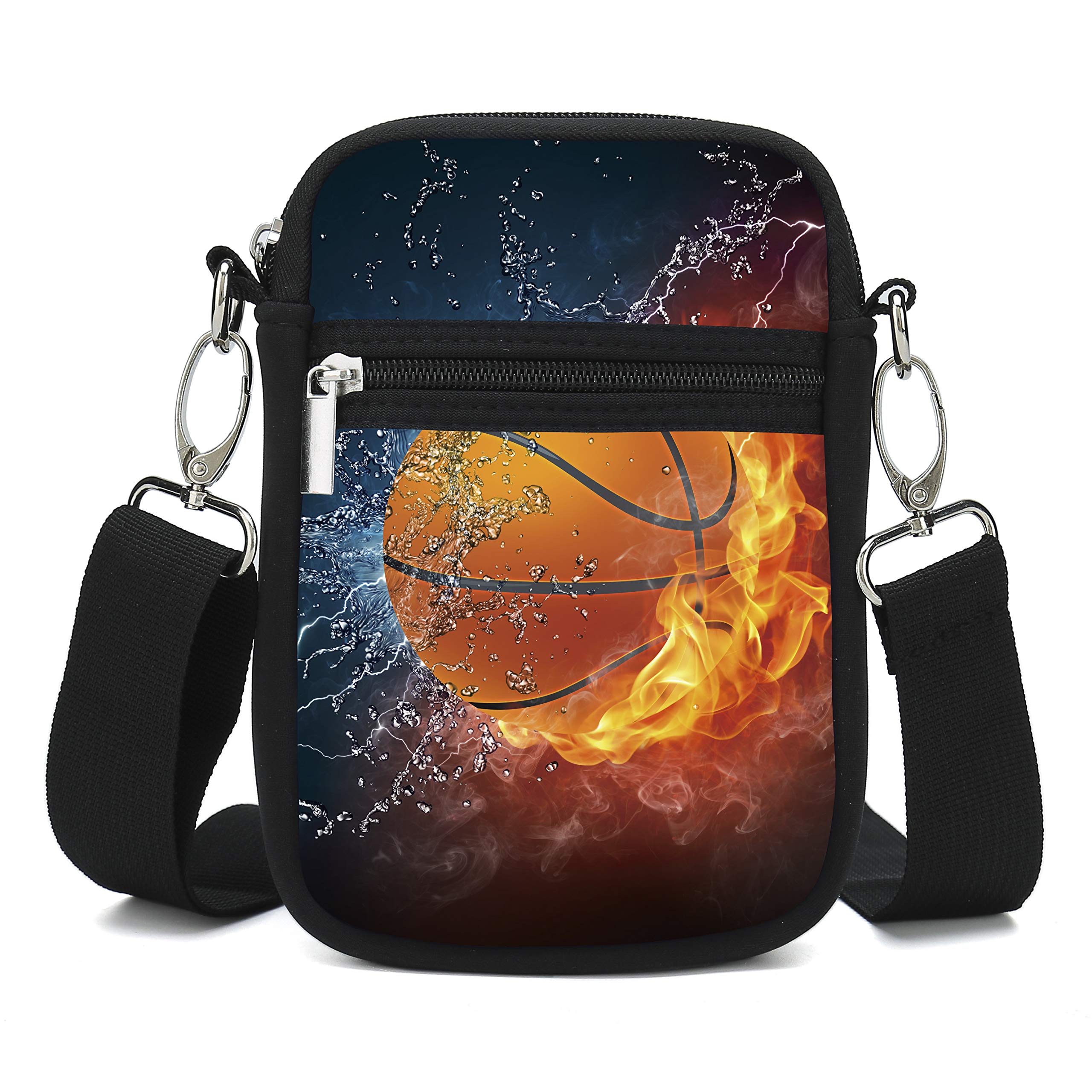 Unisex Neoprene Crossbody Bag - Adjustable Strap for Basketball & Travel