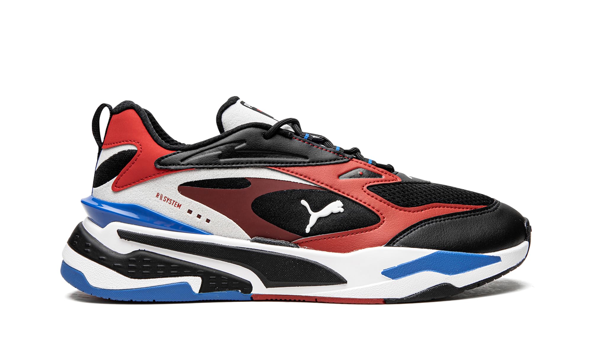 PUMA Men's RS-Fast Lace-Up Sneakers - Black Casual Running Shoes for Gym, Workout & Everyday Wear