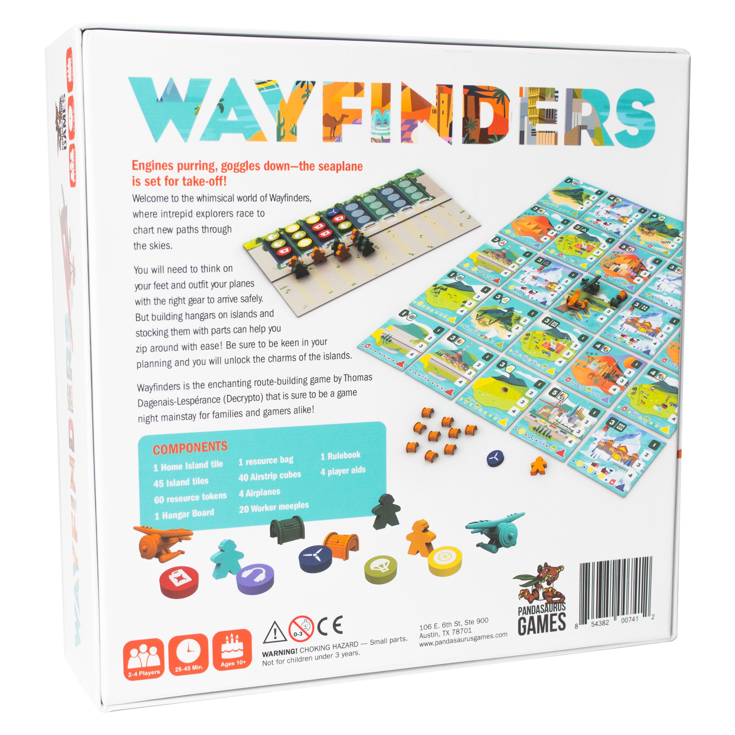 Pandasaurus Games Wayfinders - Multi-Colored Strategy Board Game for Family Game Night | Adventure-Themed Tabletop Game for 2-4 Players | Perfect for Parties & Family Bonding
