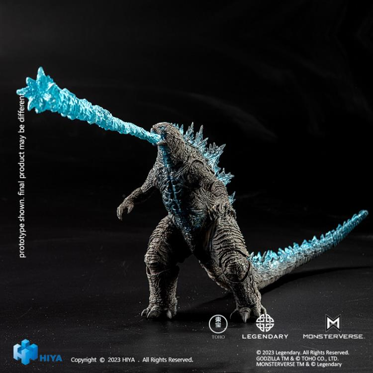 HIYA 7-inch 18cm Godzilla vs Kong Action Figure - Heat Ray Godzilla Collectible Toy for Movie Fans & Collectors | Perfect for Display, Gifts & Anime Collections