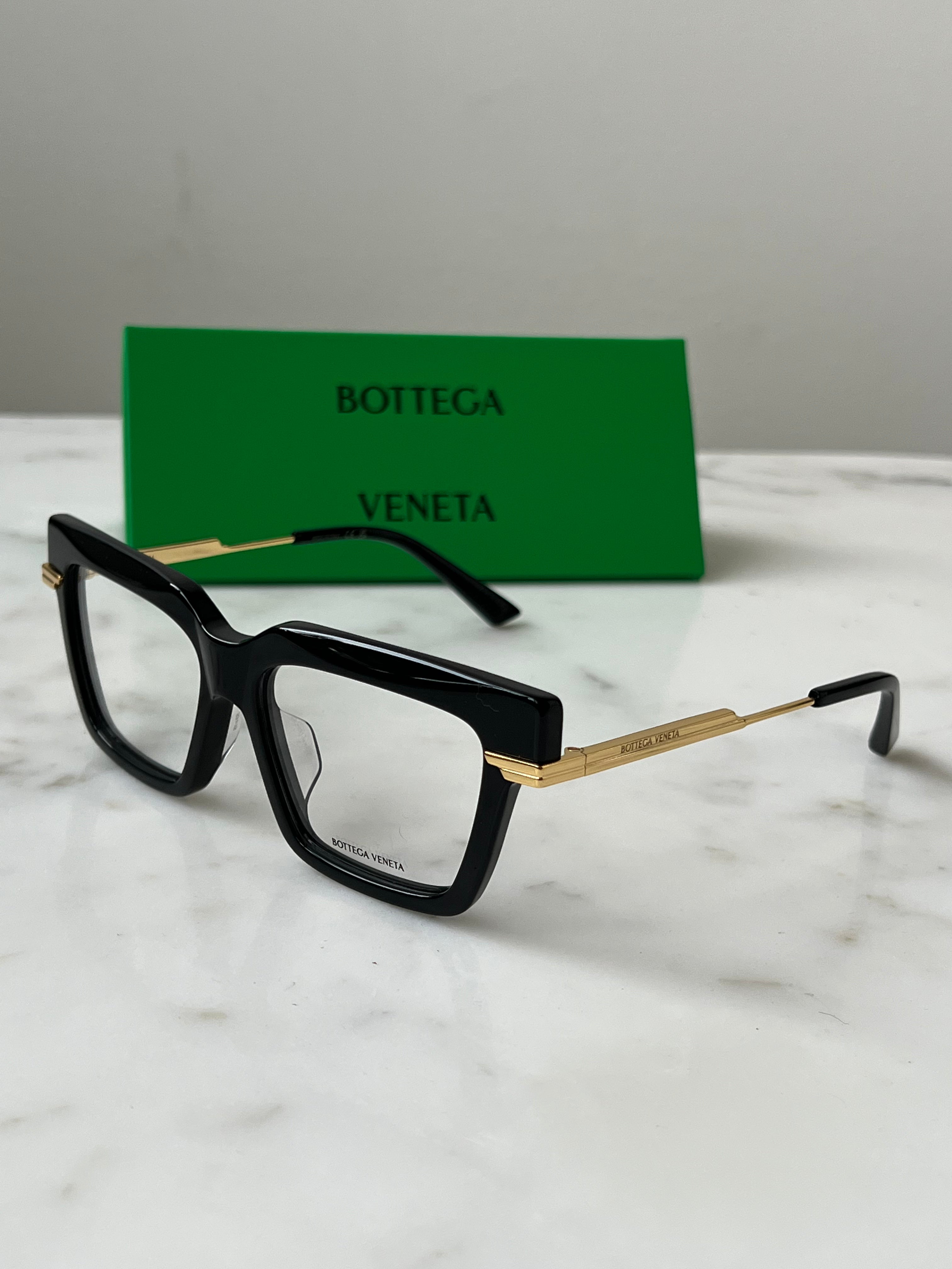 Bottega Veneta BV1243O Black Sunglasses for Women - Luxury Designer Shades for Everyday Wear & Fashion Outfits