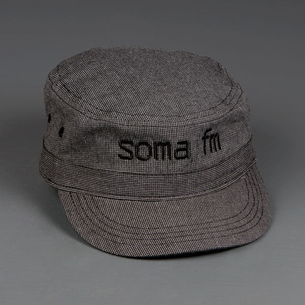 Stealth Gray Houndstooth Military Hat - Tactical Cap for Outdoor, Hunting & Adventure | Durable & Stylish Army Style Headwear
