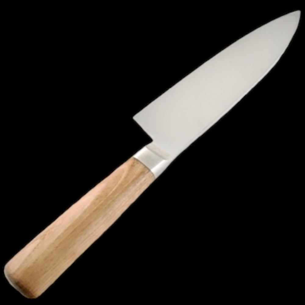 Tadafusa SLD Deba 150mm Japanese Chef Knife with Chestnut Sanjo Handle - Perfect for Sushi, Filleting Fish & Precision Cutting in Professional Kitchens