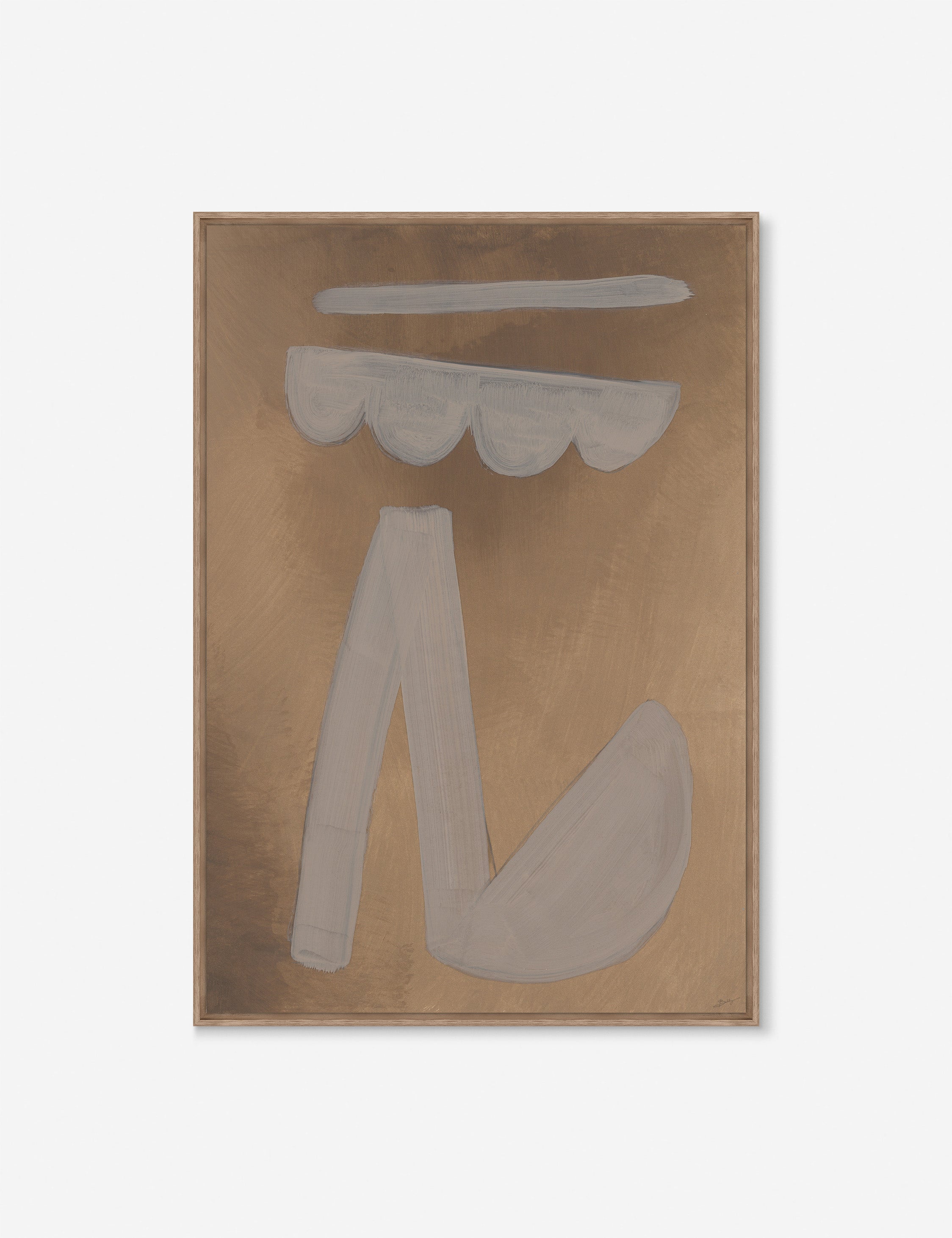 Bobby Berk Ambiguity IV Modern Abstract Wall Art - Canvas Print for Living Room, Bedroom & Office Decor