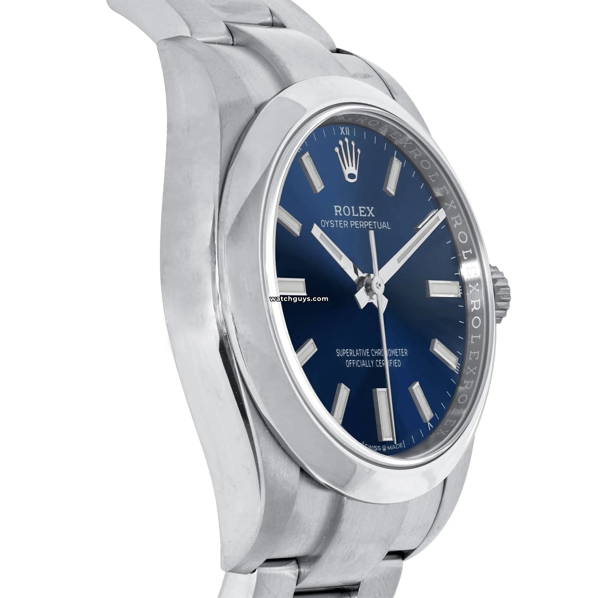 Rolex Oyster Perpetual 124200 Men's Watch - 36mm Stainless Steel Case, Blue Dial, Automatic Movement - Perfect for Business, Formal Events & Luxury Collectors