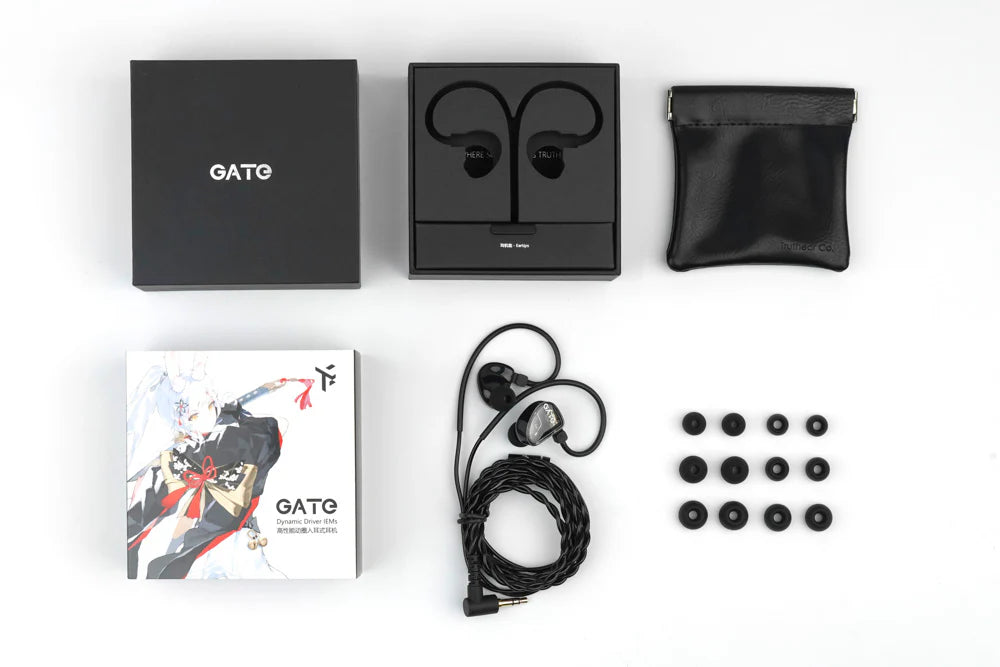 TRUTHEAR GATE 10mm Dynamic Driver In-Ear Monitor (IEM) Headphones with High-Fidelity Sound - Perfect for Music Lovers, Audiophiles & Gaming Enthusiasts