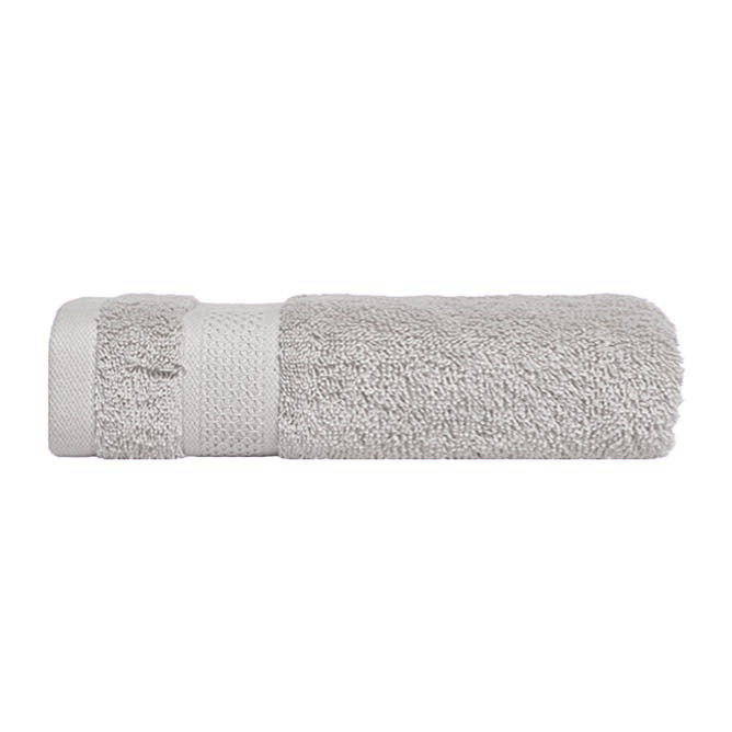 Premium 100% Combed Cotton Bath Towels - Ultra Soft & Absorbent Silver Gray Bath Towel Set for Spa, Gym & Luxury Home Use