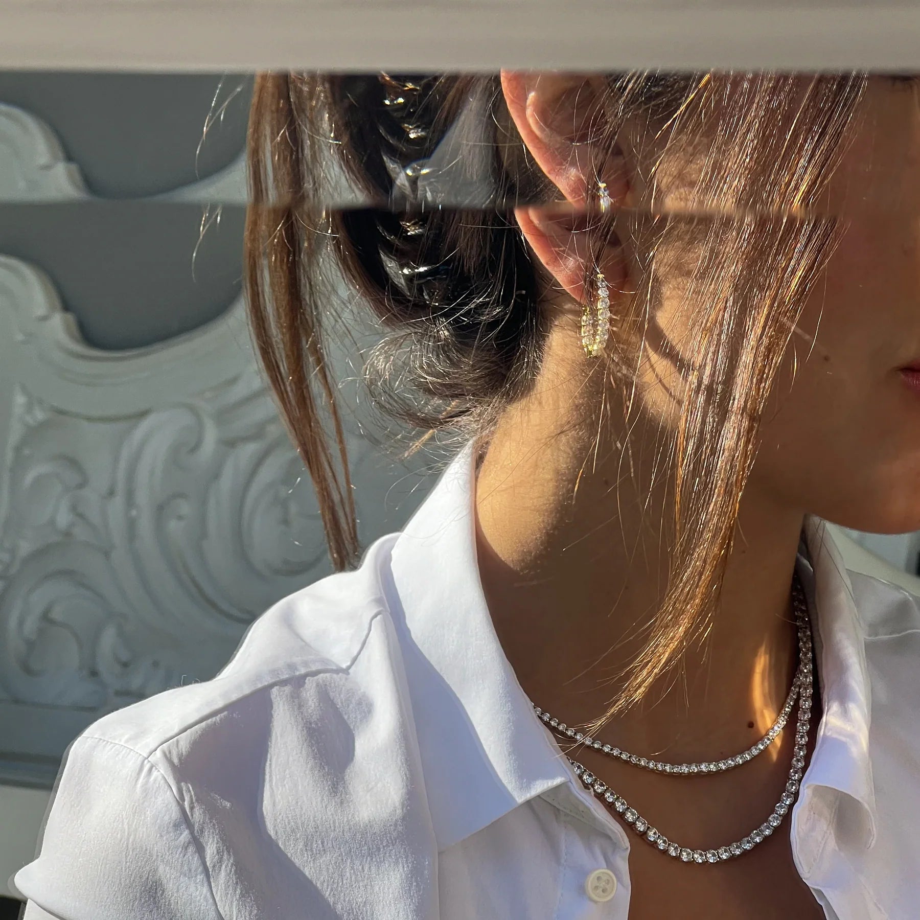 Small Halo Earrings for Women - Dainty & Elegant Gold/Silver Hoop Earrings | Perfect for Everyday Wear, Parties & Gifts
