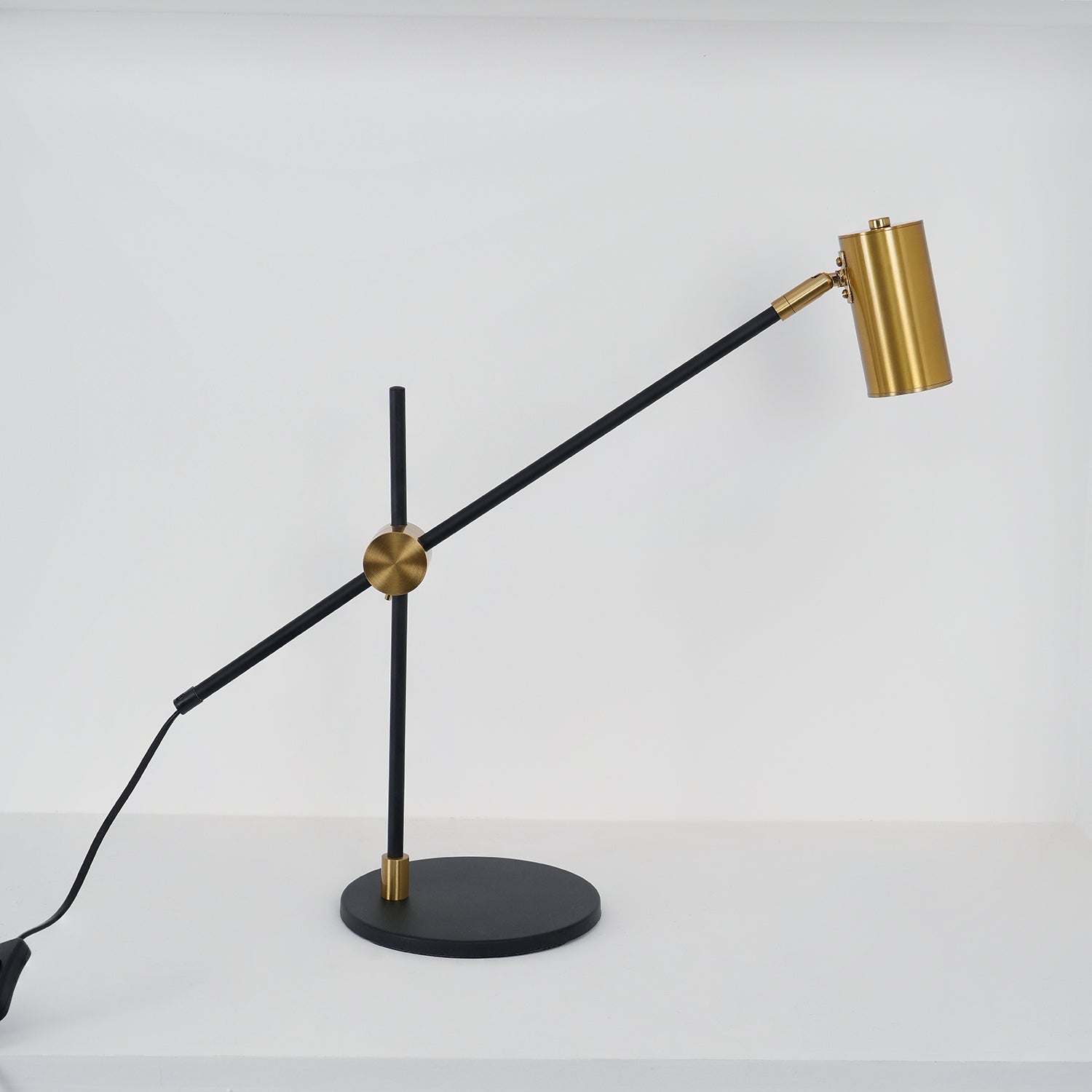 Modern LED Table Lamp - Adjustable Brightness & USB Charging Port for Bedroom, Office & Living Room - Perfect for Reading, Working & Relaxing