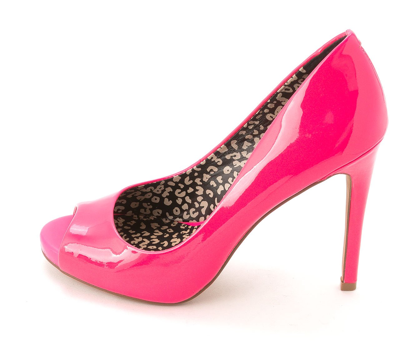 Jessica Simpson Saras Women's High Heel Sandals - Fluorescent Pink Patent Leather for Parties, Weddings & Evening Events
