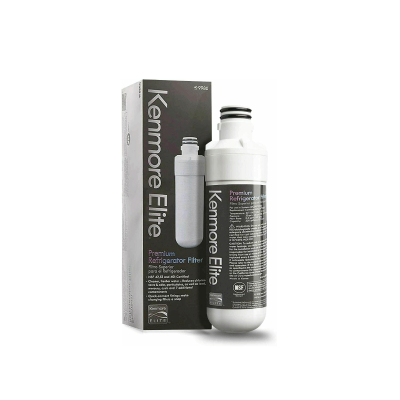 Kenmore Elite 469980 Refrigerator Water Filter Replacement - Compatible with Kenmore Elite 46 9980 & 469980 Models - Premium Water Filtration for Clean, Fresh Drinking Water - Perfect for Home, Office, and Kitchen Use