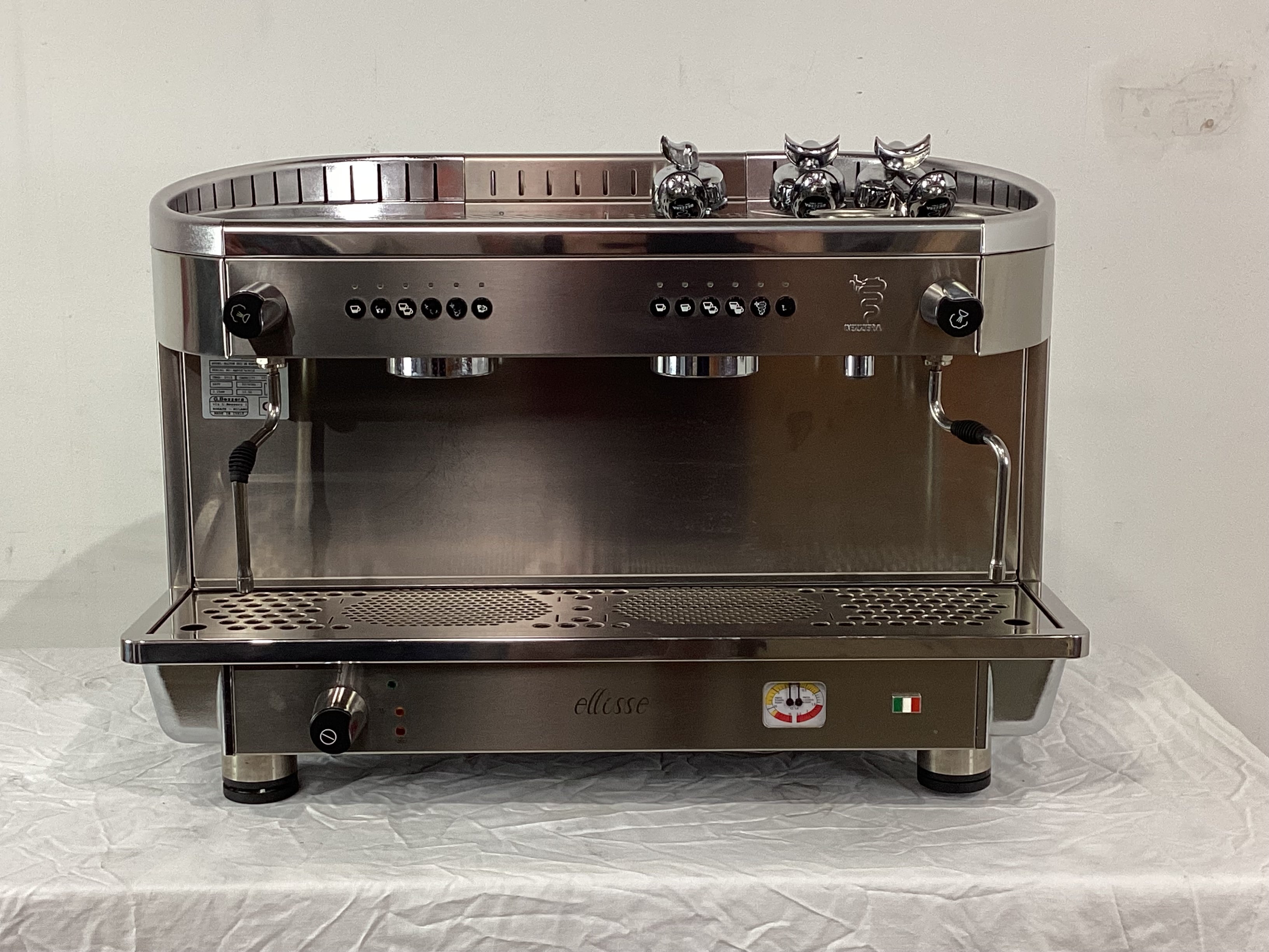 Bezzera Ellisse 211 2 Group Commercial Espresso Machine for Coffee Shops & Restaurants - Professional Barista Equipment for High Volume Brewing