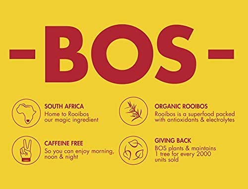 Organic Rooibos Tea Bags - 40 Count | Caffeine-Free Herbal Tea with Natural Sweetness & Antioxidants | South African Red Tea for Relaxation, Wellness & Daily Hydration | Perfect for Morning Rituals, Afternoon Tea Time & Evening Unwinding