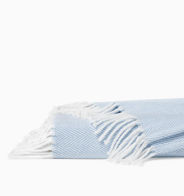 Luxury Sferra Celine Aqua Blue Cashmere Throw Blanket - Soft & Cozy Winter Shawl for Sofa, Bed & Travel - Perfect Gift for Home Decor & Cold Weather Comfort