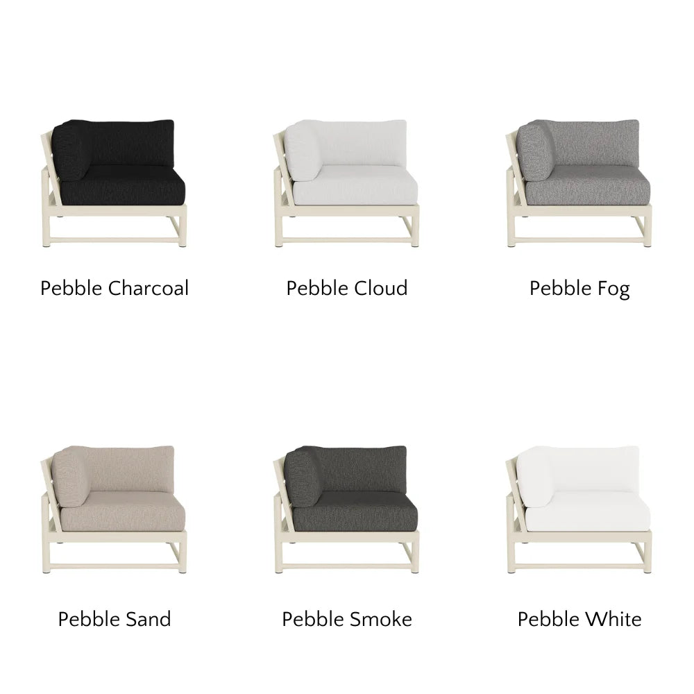 Breeze XL Outdoor Corner Sectional Sofa - Waterproof Patio Furniture Set with Cushions for Backyard, Poolside & Garden Relaxation