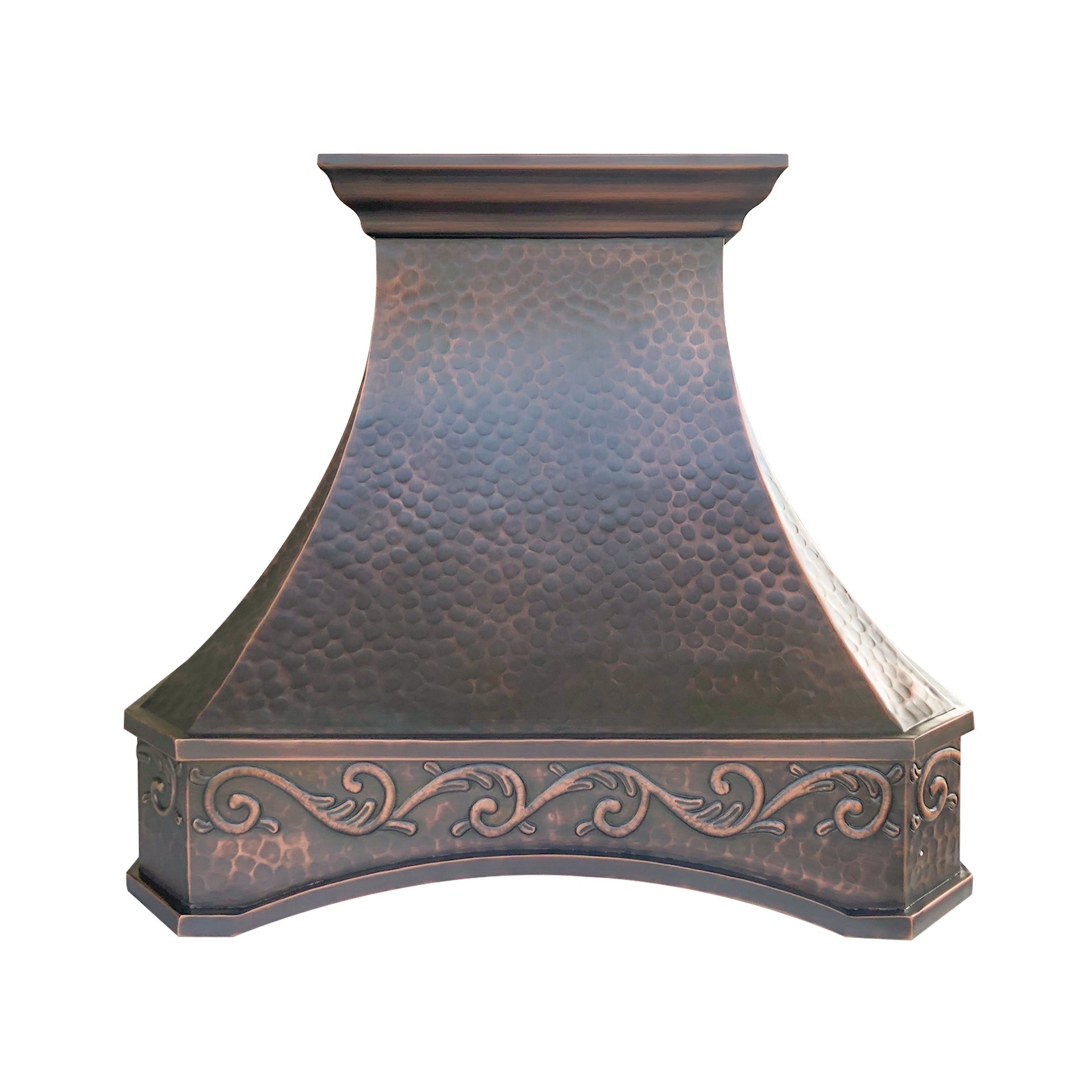 RHM Antique Copper Custom Range Hood with Arch Design VH03 - 50% Balance for Jerry | Premium Kitchen Ventilation for Modern & Rustic Homes