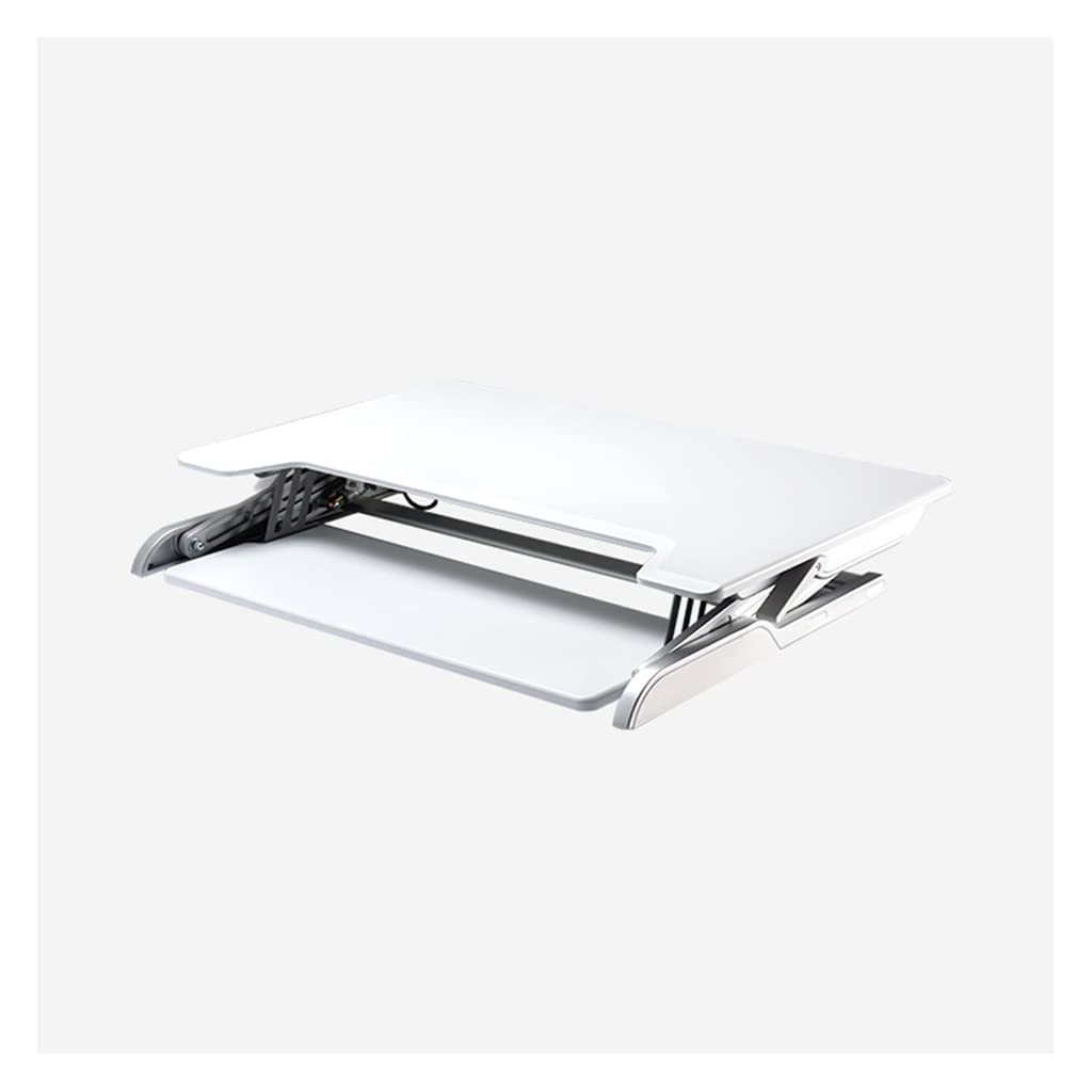 Adjustable Multi-Function Monitor Stand with Keyboard Tray - Ergonomic Height-Raising Computer Stand for Laptop & Desktop - Foldable Design for Home Office, Gaming & Workspace Organization