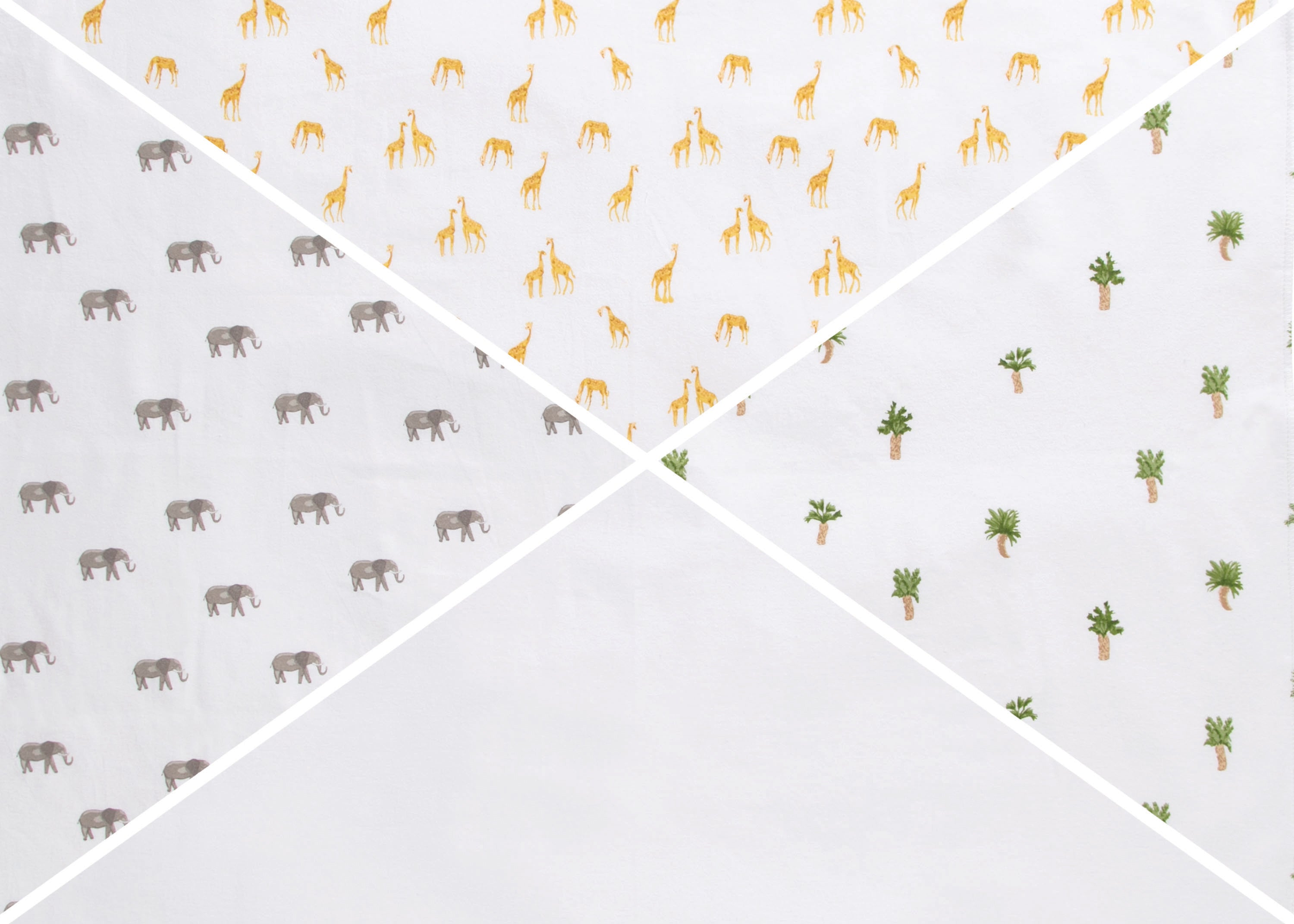 Soft 100% Cotton Flannel Baby Receiving Blankets - 4 Pack for Newborns & Infants - Perfect for Swaddling, Nursing & Cuddling