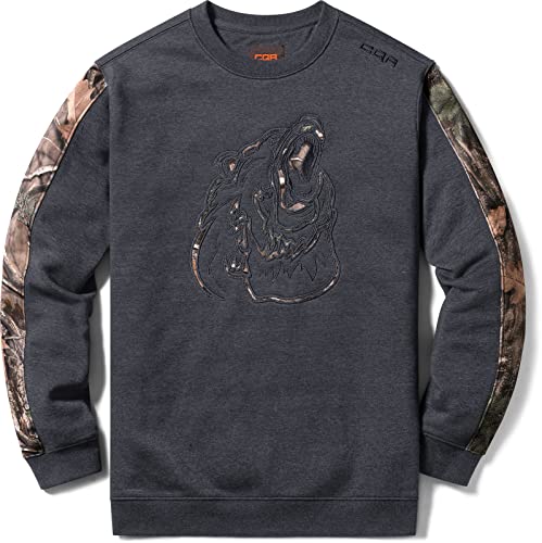 Fleece Crewneck Charcoal Heather