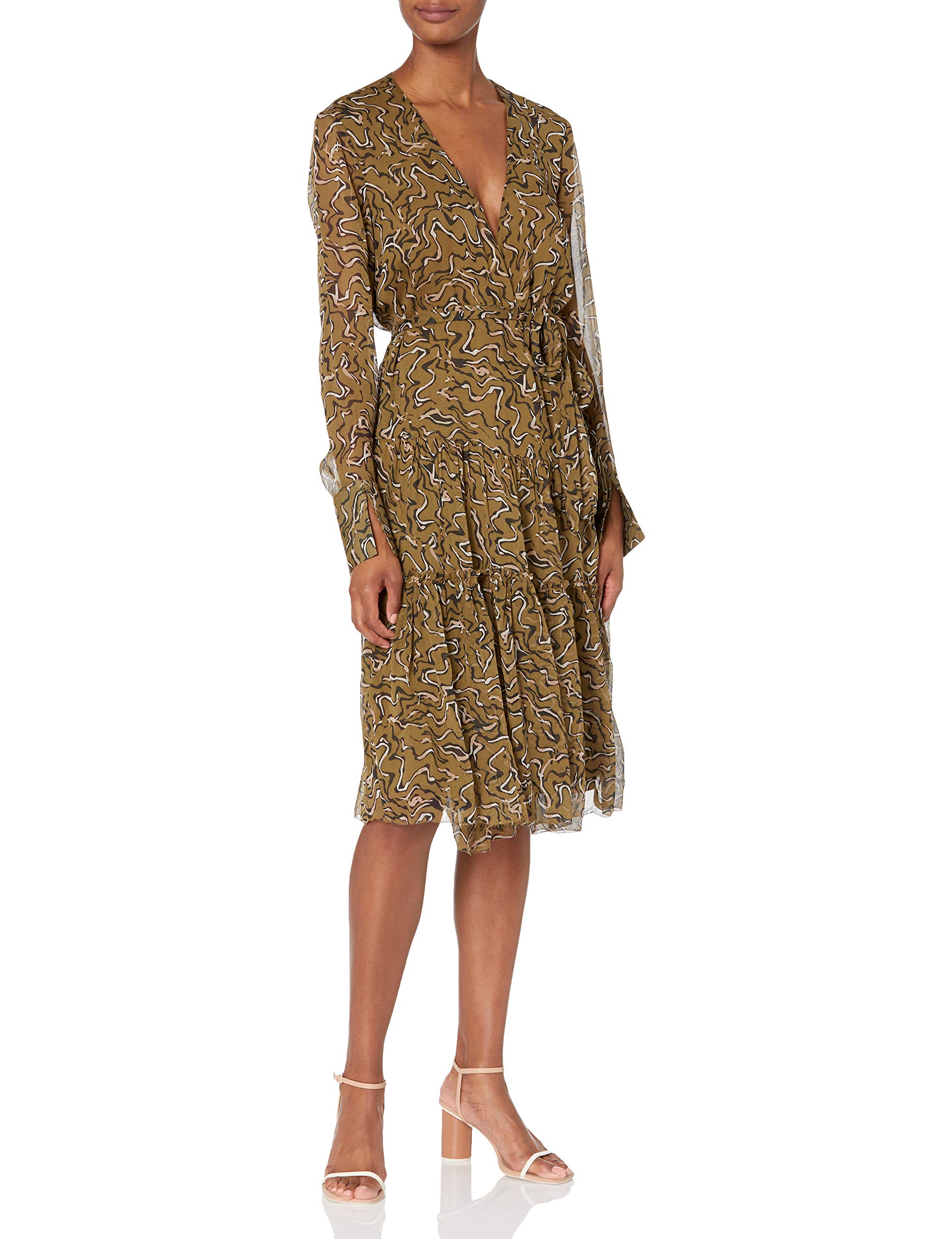 Joie Women's Dante Dress - Elegant Flowy Midi Dress for Casual & Party Wear | Perfect for Date Nights, Office, and Special Occasions