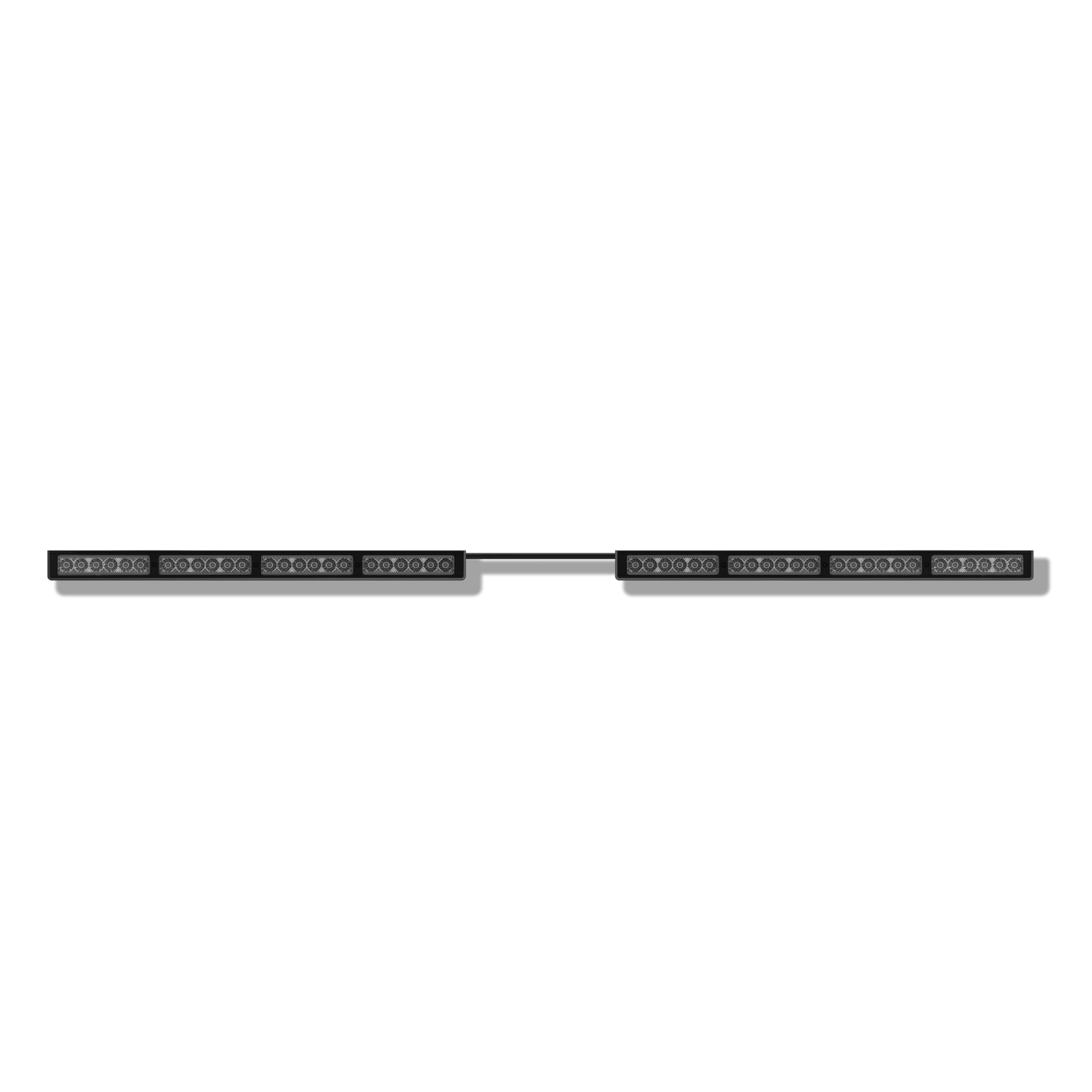 3W TIR Interior Upper Windshield LED Strobe Light Bar - Emergency Vehicle Warning Lights for Police, Fire, Security (White) | Ideal for First Responder Vehicles, Construction Trucks & Roadside Safety