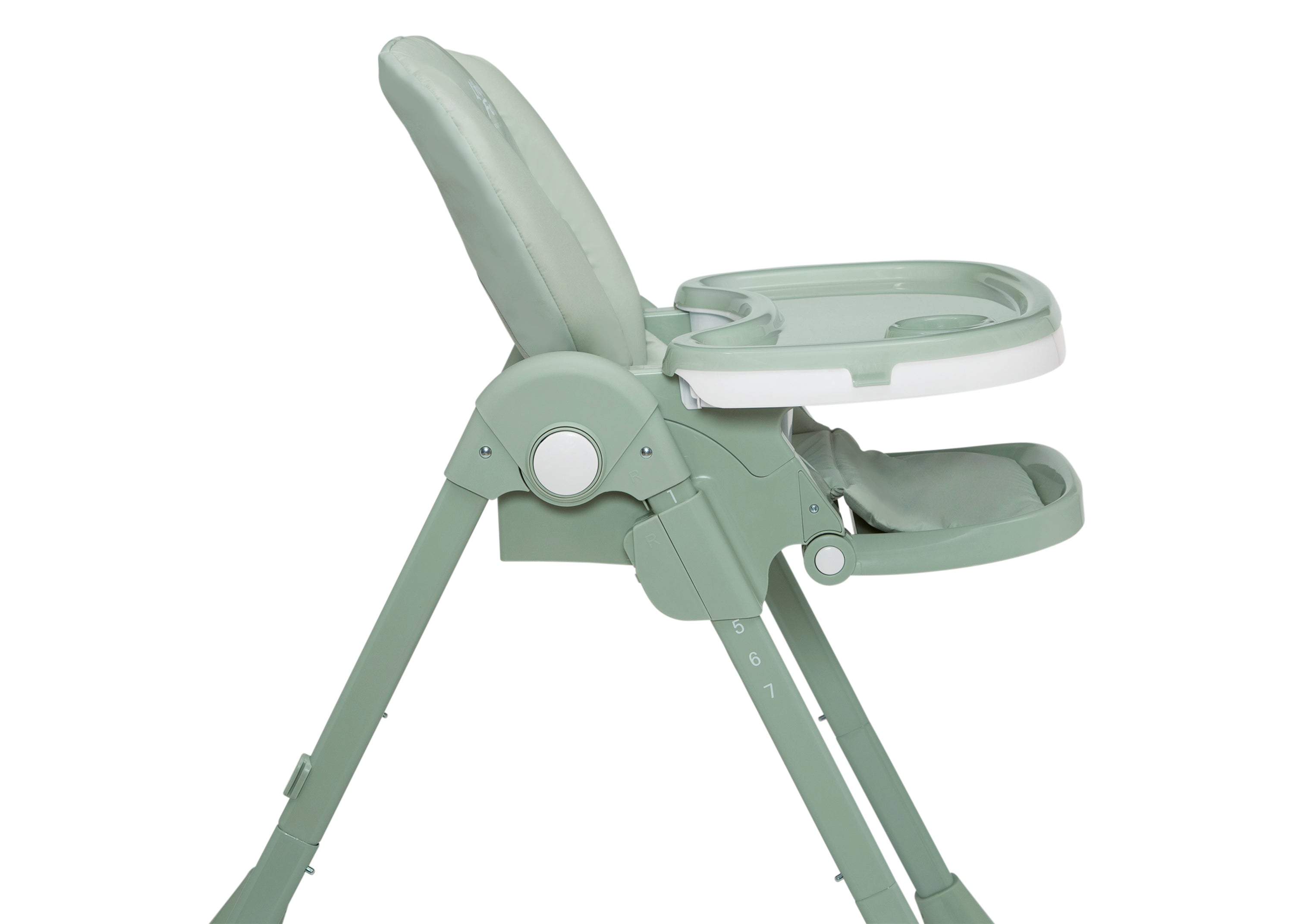 2 in 1 SlimFold High Chair for Babies & Toddlers - Portable, Space-Saving Baby Feeding Chair for Home, Travel & Restaurants