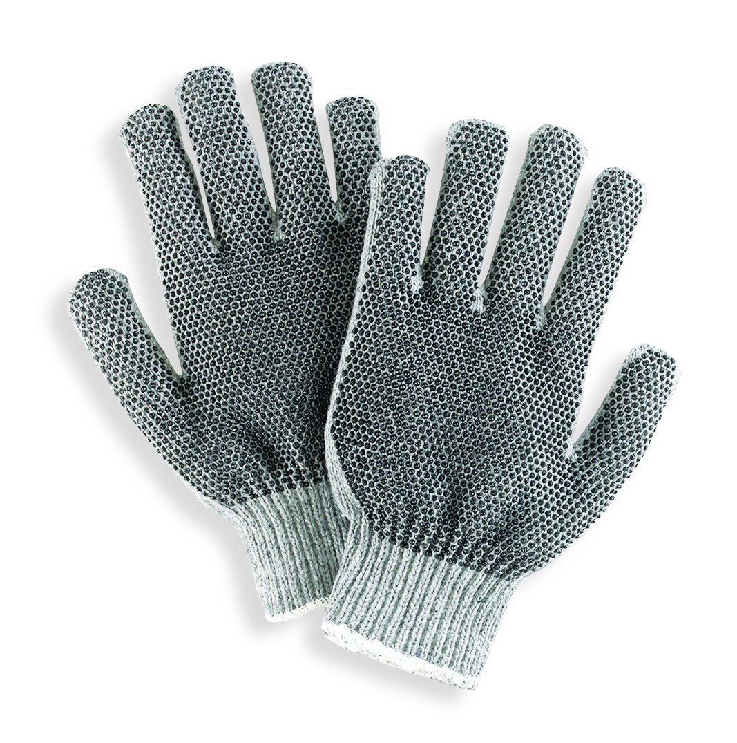 Galeton 1067 Heavyweight Reversible Dotted String Knit Gloves - Warm Winter Work Gloves for Men & Women - Perfect for Construction, Gardening, and Outdoor Activities