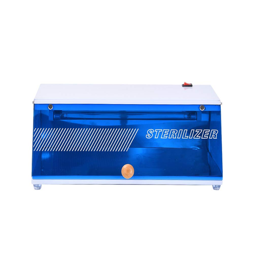 UV Sterilizer Box for Manicure Tools - High Temperature Disinfection Cabinet for Nail Scissors, Tweezers & Towels | Portable Nail Salon Equipment Storage Case | Perfect for Home & Professional Use