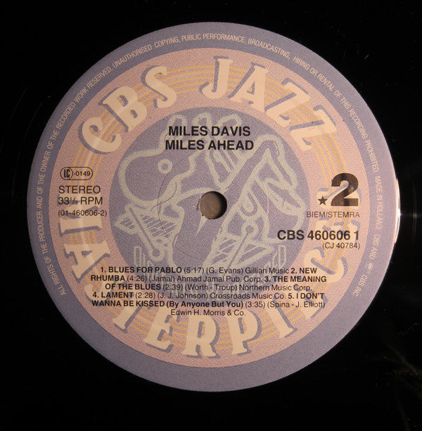 Miles Davis & Gil Evans - Miles Ahead LP Vinyl Record Album (Reissue, Remastered, VG+ Condition) - Perfect for Jazz Collectors & Audiophiles