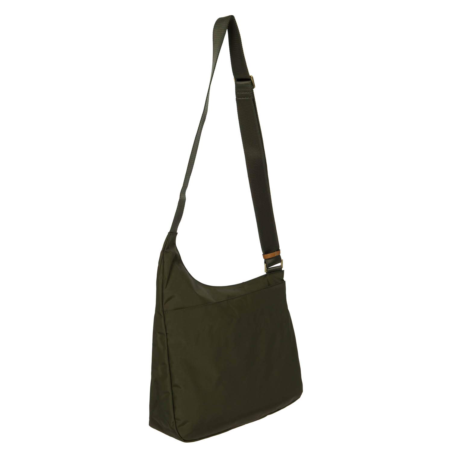 Bric's 2.0 X-Bag Hipster Envelope Shoulder Bag for Women - Olive Green Travel Purse & Crossbody Bag - Perfect for Work, Travel & Everyday Use