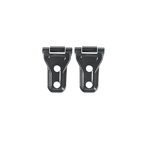 DKEKE Car Stickers for Jeep Gladiator JT & Wrangler JL (2018-2020) - Engine Hood Hinge Protector Trim Cover Accessories - Carbon Fiber Style - Perfect for Off-Road Adventures & USA Models