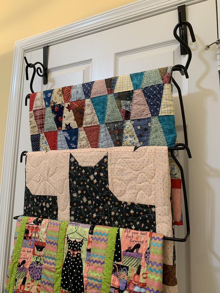 Cascades for Quilt Keeper - 2 Separate Hanging Bars for Original Quilt Keeper | Perfect for Bedroom Storage & Quilt Organization