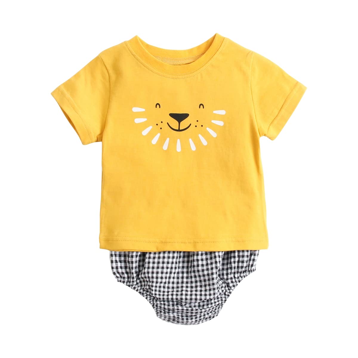 Stylish Baby Clothes Sets - Soft Cotton Unisex Toddler Short Sleeve Top & Pants 2-Piece Outfit for Summer | Perfect for Playdates, Beach Trips & Family Photos