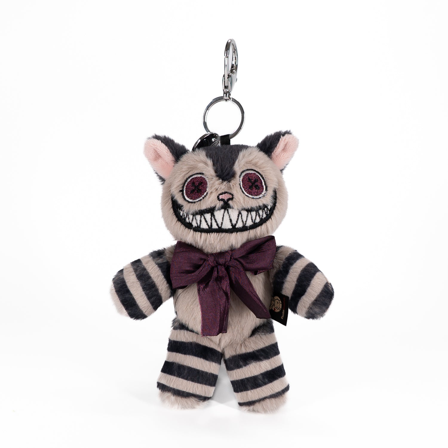 Victorian McGee's Alice in Wonderland Cheshire Cat Plush Keychain - Cute Collectible Accessory for Disney Fans, Gifts & Backpack Decor