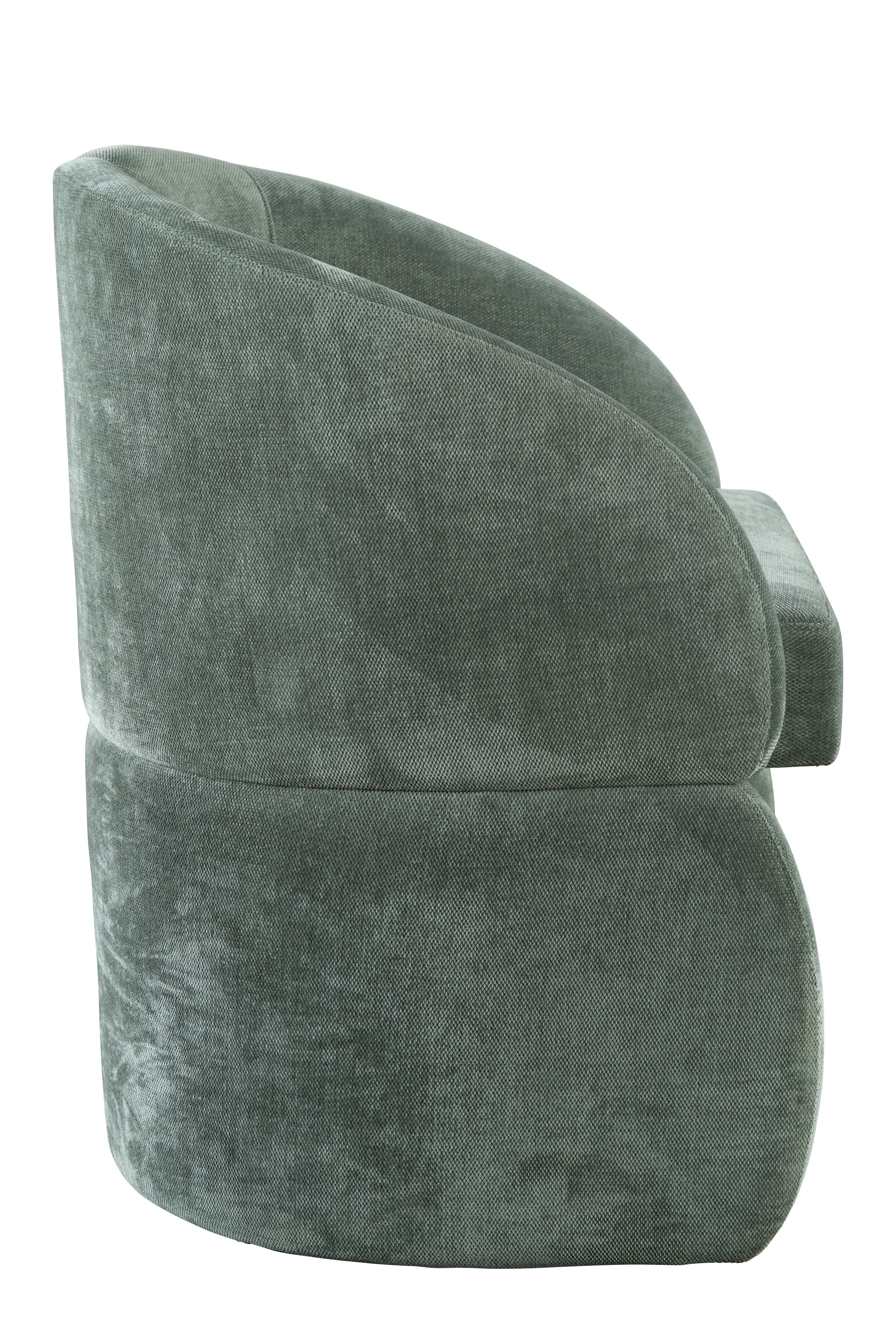 Luxury Bently Green and Gold Armchair Dining Chair - Elegant Upholstered Accent Chair for Home, Office, or Restaurant Decor