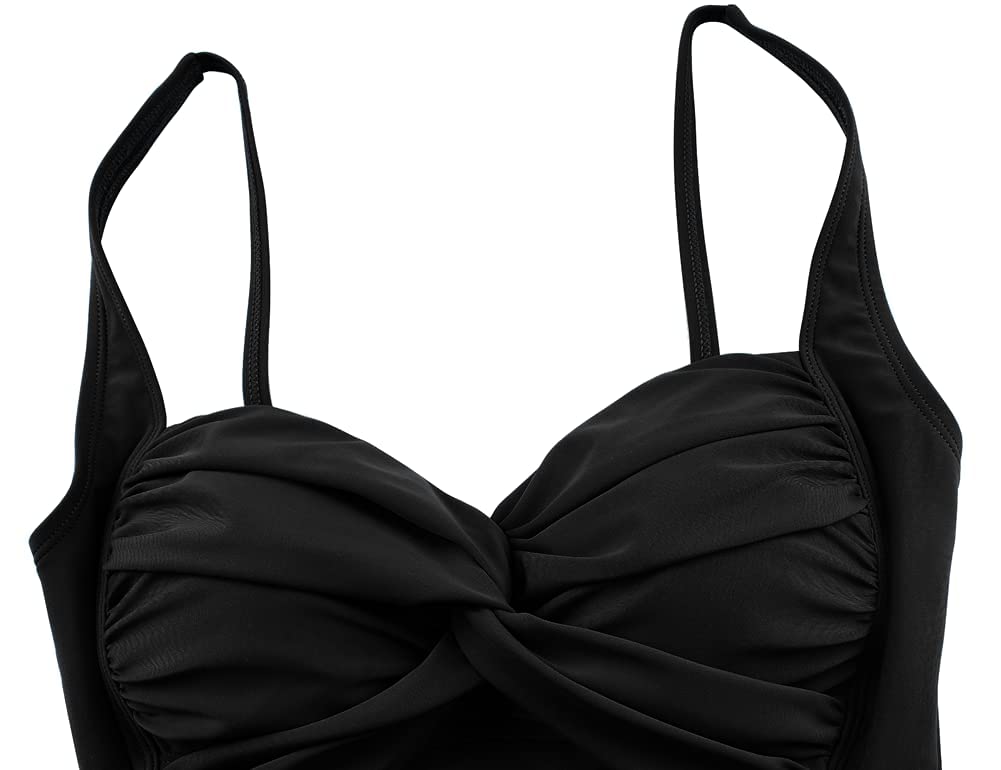 Coastal Rose Women's One Piece Swimsuits - Tummy Control Bathing Suit for Women, High Waisted Swimwear for Beach, Pool & Vacation