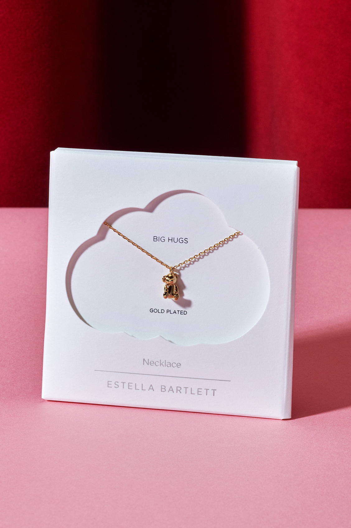 Cute Teddy Bear Pendant Necklace for Women - Sterling Silver or Gold Plated Charm Jewelry Gift for Her - Perfect for Valentine's Day, Birthday & Anniversary