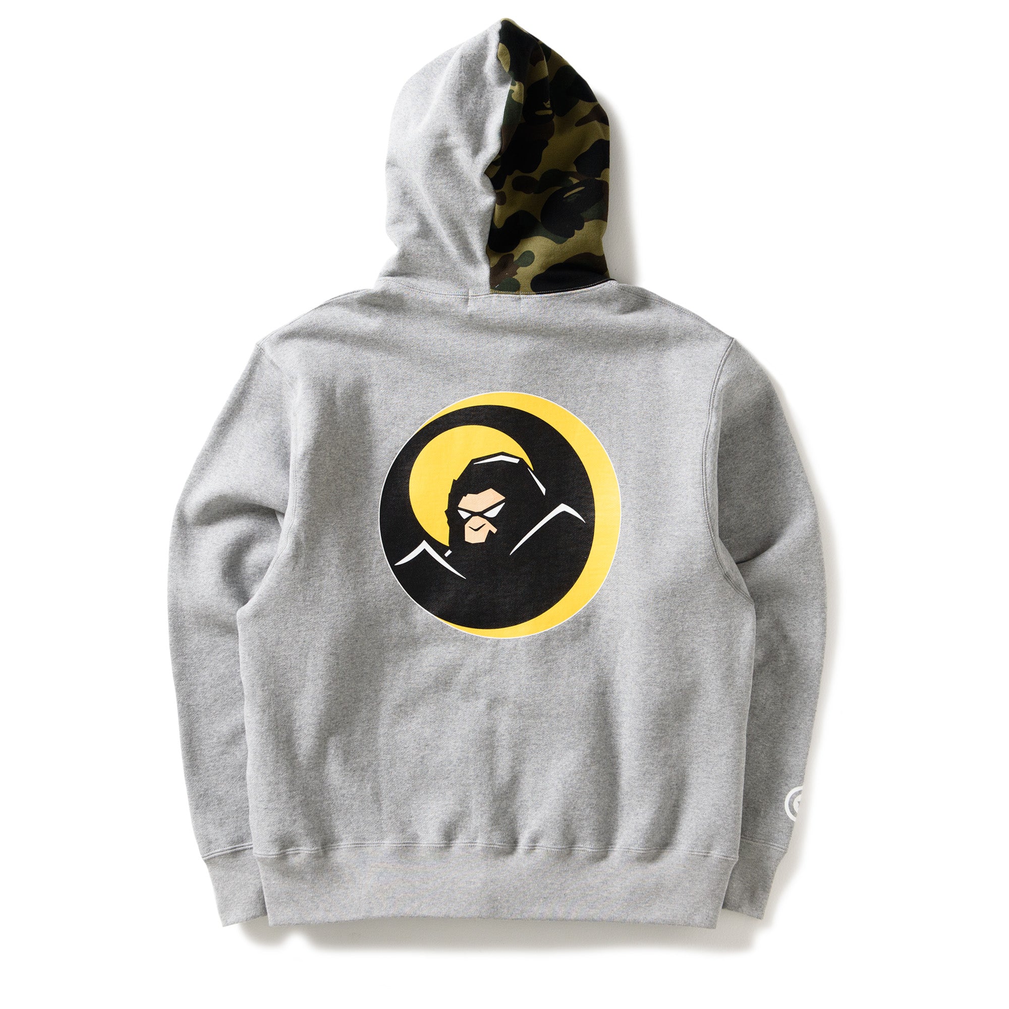 BAPE Shadow Relaxed Fit Hoodie for Men - Grey | Streetwear Fashion, Casual Wear & Urban Style | Perfect for Everyday Outfits and Lounge Comfort