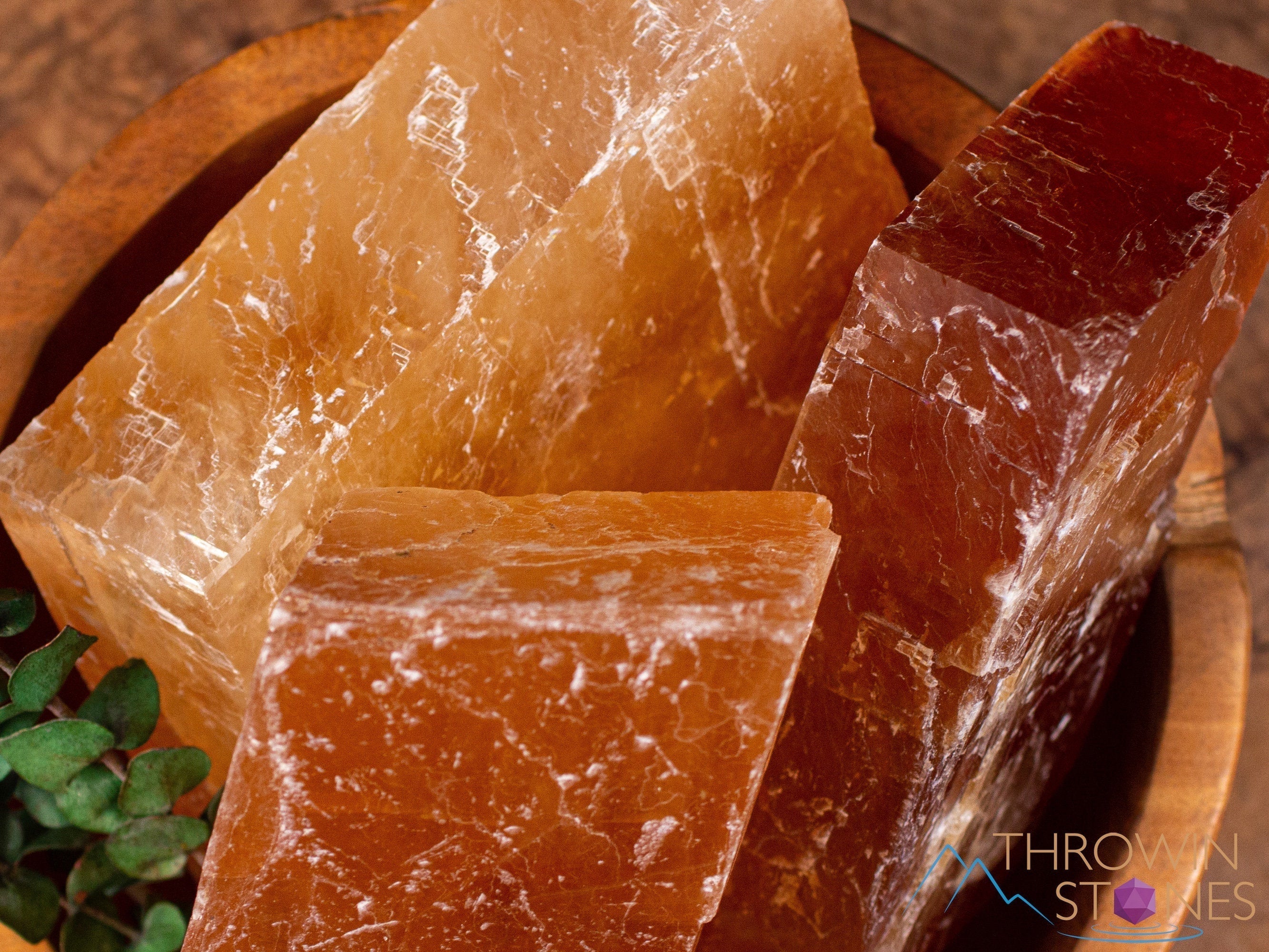 Orange Calcite Raw Crystal - 7XL Large Rhombohedron Specimen for Metaphysical Healing, Home Decor, Mineral Collection | Natural Healing Stone for Meditation, Reiki & Crystal Grids
