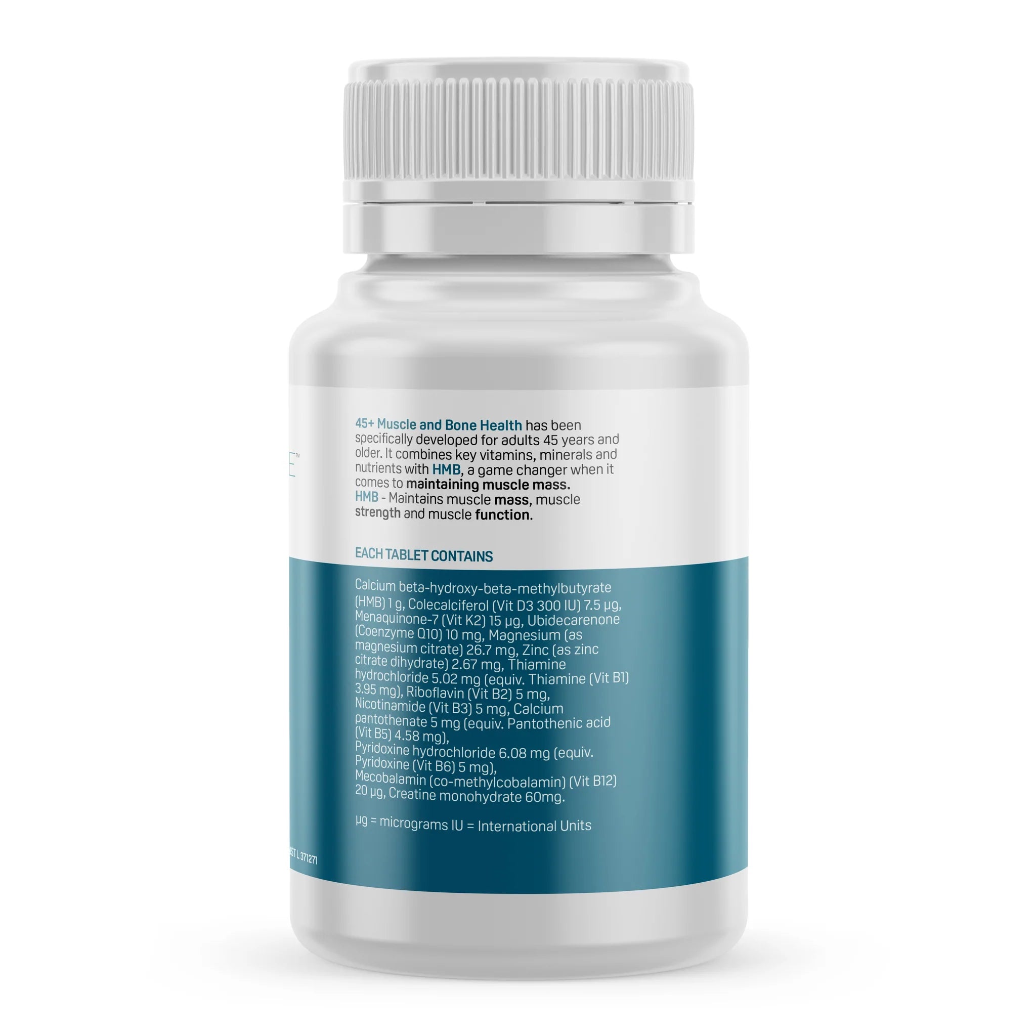 Bioplus 45 Plus - Advanced Muscle and Bone Health Supplement for Adults | Supports Joint Strength, Mobility & Recovery | Ideal for Active Lifestyles, Fitness Enthusiasts & Aging Wellness