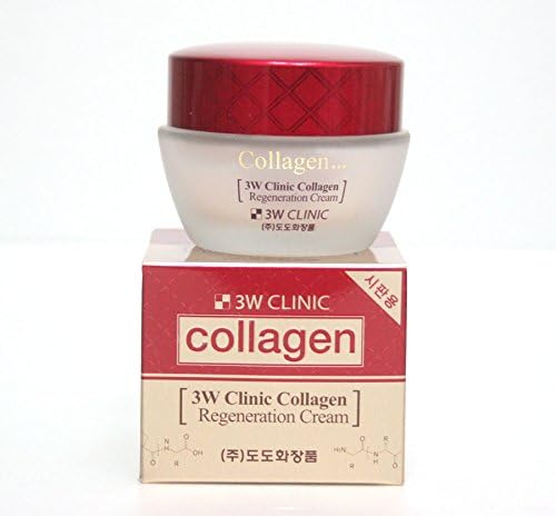3W Clinic Collagen Regeneration & Lifting Eye Cream Set (60ml+35ml) - Korean Anti-Aging Skincare for Wrinkles & Firming | Day & Night Moisturizer for Face & Eye Area