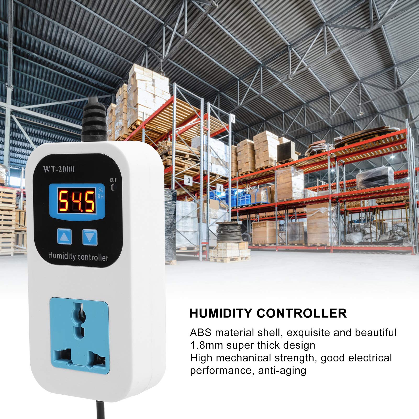 Digital Humidity Controller 0-99% RH for Home Brewing & Fermentation | Beer Making & Food Storage