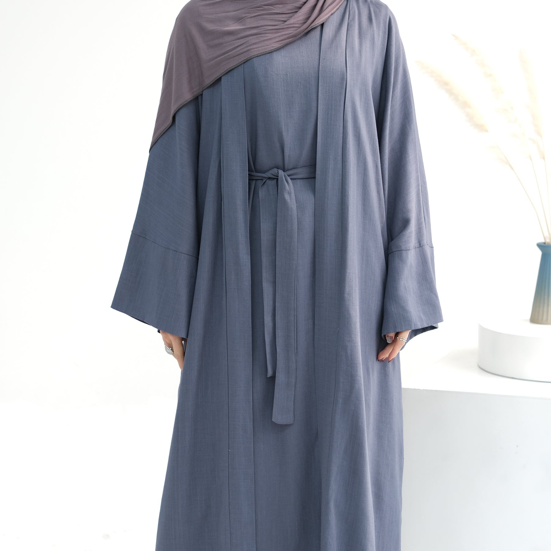 Aviella Linen Set - Soft & Breathable Denim Outfit for Women | Perfect for Summer, Casual Wear & Beach Vacations
