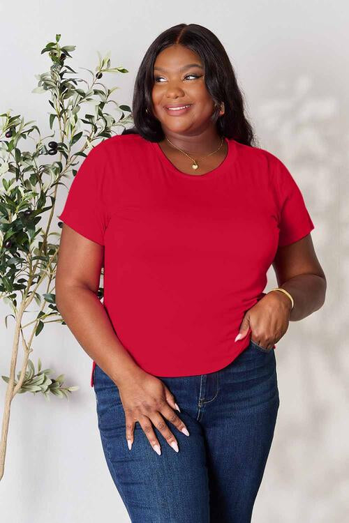 Round Neck Short Sleeve T-Shirt for Men & Women - Comfortable Cotton Casual Tee for Everyday Wear, Gym, and Outings