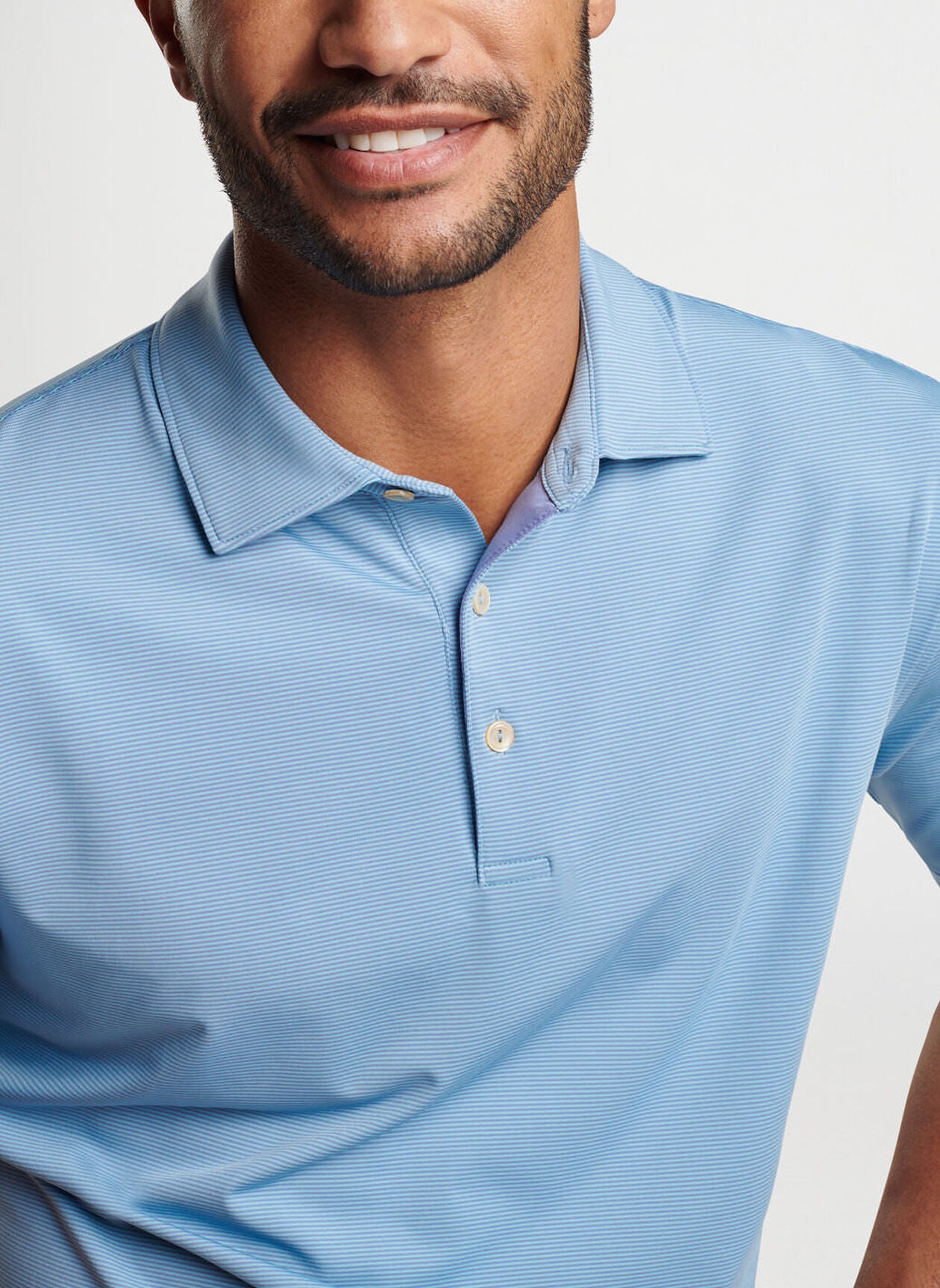 PETER MILLAR Men's Jubilee Performance Short Sleeve Polo Shirt - Moisture Wicking, Breathable Fabric for Golf, Tennis & Casual Wear
