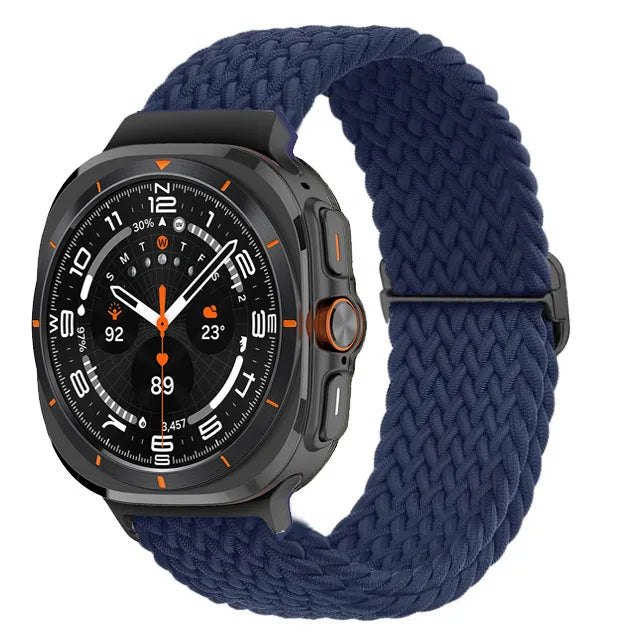 Braided Nylon Loop Strap for Samsung Galaxy Watch Ultra - Durable & Comfortable Replacement Band for Outdoor Sports & Daily Wear