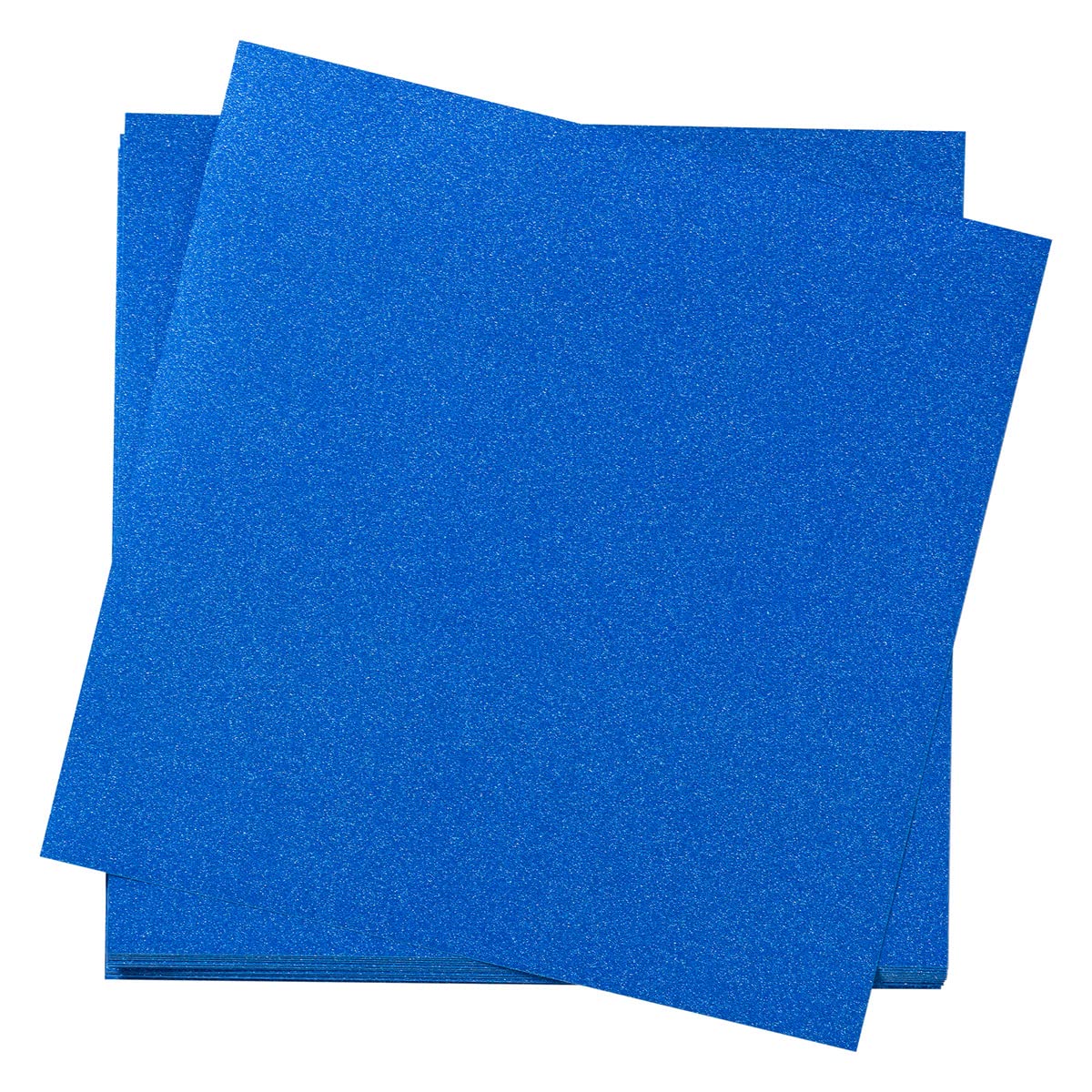 12-Pack 12x12 Inch Glitter Cardstock Paper - Premium Thick Blank DIY Scrapbooking Paper for Birthday Cards, Wedding Invitations, Graduation Party Decorations (Blue) | Perfect for Crafting, Scrapbooking & Handmade Greeting Cards