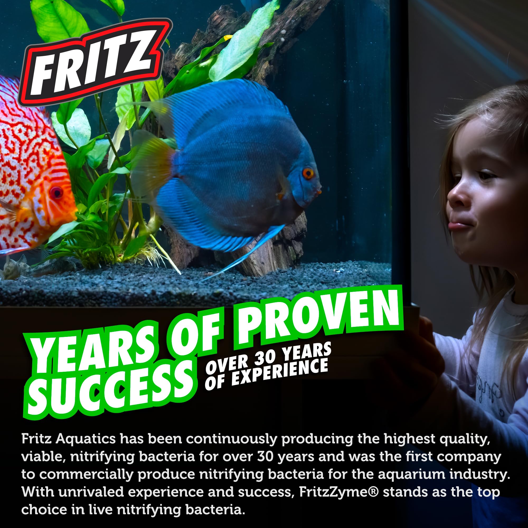 FritzZyme Monster 360 Concentrated Biological Aquarium Conditioner for Freshwater Fish Tanks - 1 Gallon - Promotes Healthy Bacteria & Water Clarity - Ideal for New Tank Setup & Maintenance