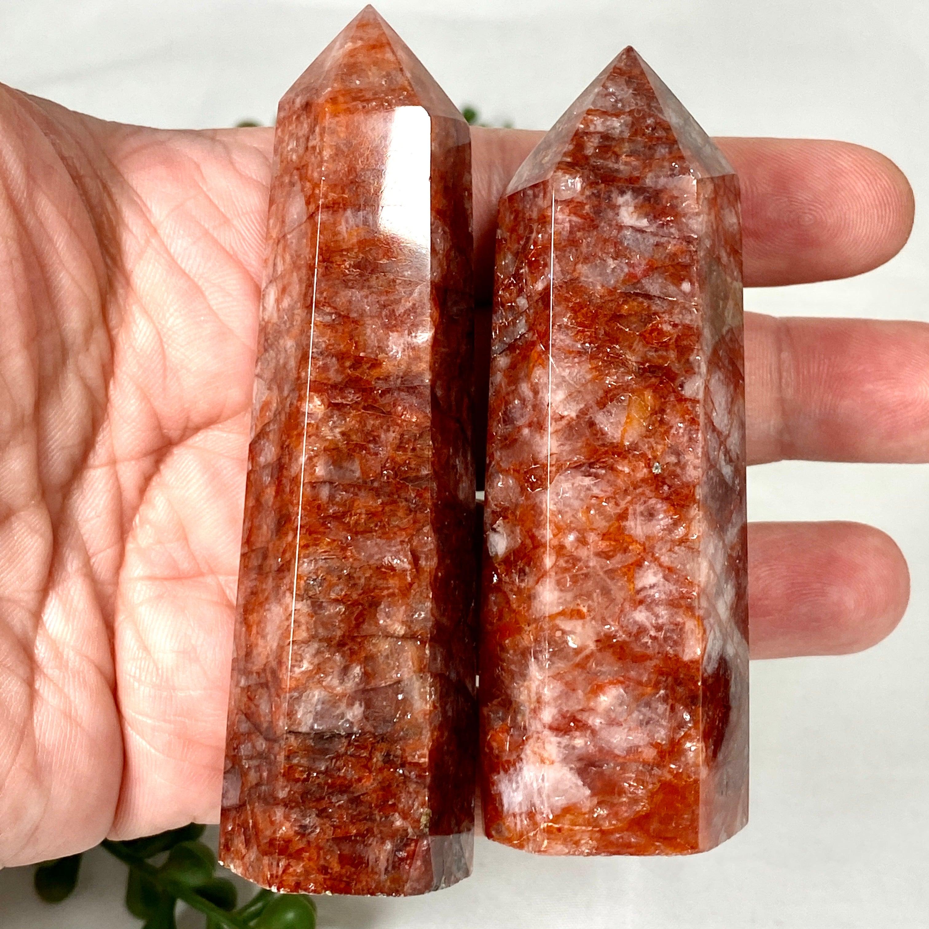 100g Fire Quartz Generator for Energy Healing & Chakra Balancing - Perfect for Meditation, Reiki, and Spiritual Practices
